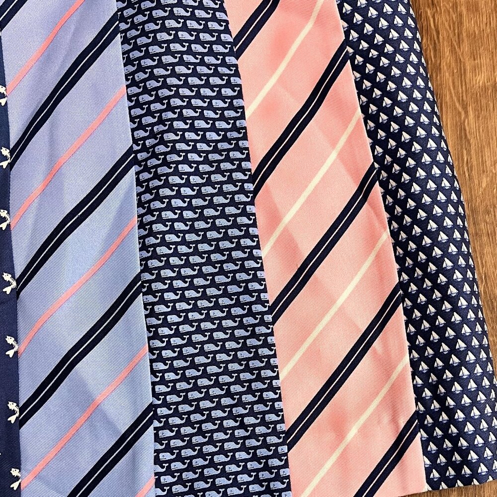 Vineyard Vines Silk Mini Skirt Patchwork A-Line P… - image 4